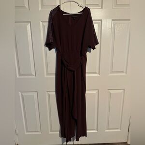 Lane Bryant Deep Purple Jumpsuit